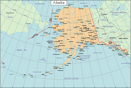 Alaska State Map