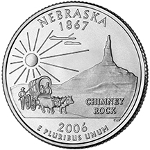 Nebraska State Quarter - Back